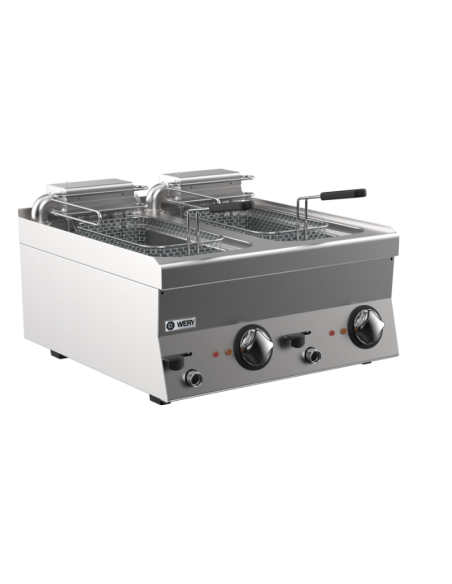 Wery FQE 66PR - Fritös 2 x 10 liter- 18,0 kW