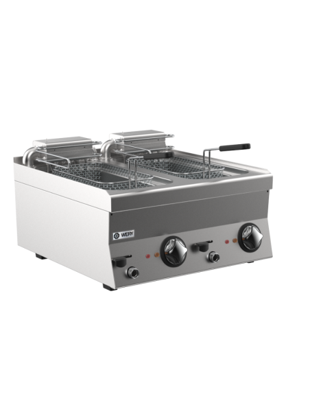 Wery FQE 66R- Fritös 2 x 10 liter- 12,0 kW