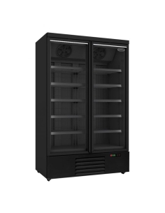 Displayfrys JDE-1000F BL - 2 glasdörrar