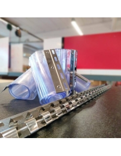 Genomskinlig PVC-ridå för kyl- och frysmiljöer