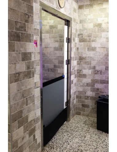 Pendeldörr i Polykarbonat