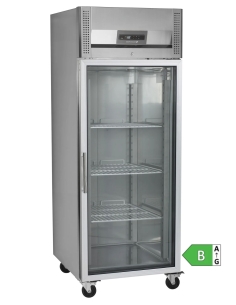 Rostfri displaykylskåp RK710G - 520 Liter