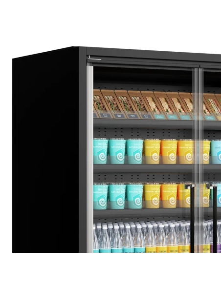 Galaxy+ GP10FGD Black - Supermarket Multideck-kyl  1018mm