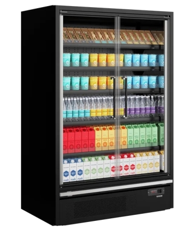 Galaxy+ GP14FGD Black - Supermarket Multideck-kyl 1330mm