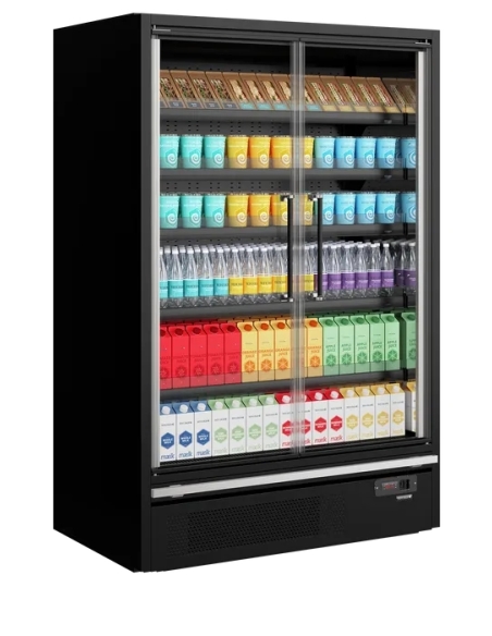 Galaxy+ GP14FGD Black - Supermarket Multideck-kyl 1330mm