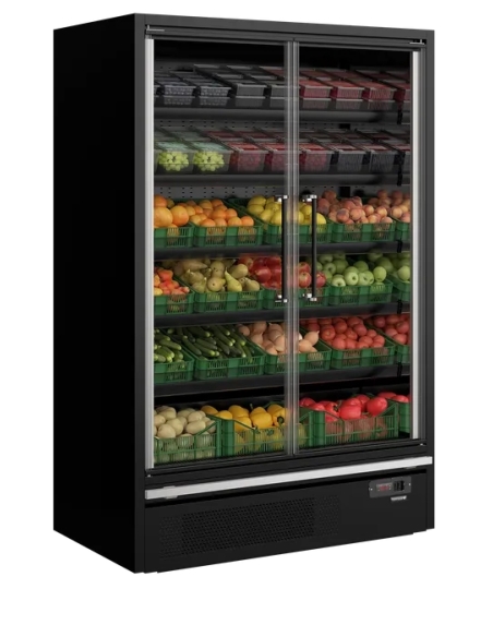 Galaxy+ GP14FGD Black - Supermarket Multideck-kyl 1330mm