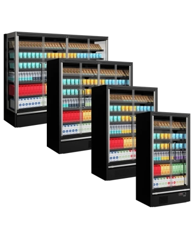 Galaxy+ GP14FGD Black - Supermarket Multideck-kyl 1330mm