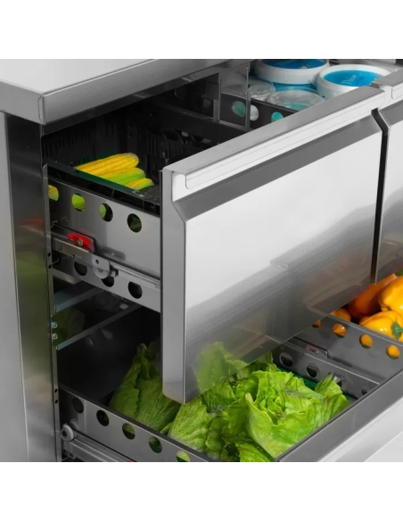 Kylbänk 3 dörrar Tefcold CK7310/-SP