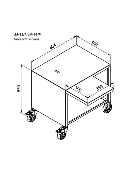 LM-32P Entreprise Single cut - 800 Kg - 4.0 hp - 400V
