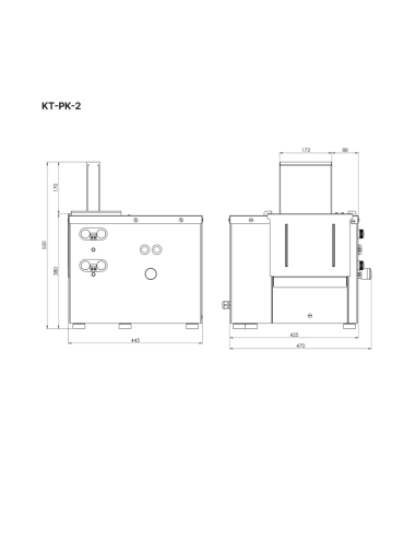 Köttmörare KT-PK-2 dubbelbladssats