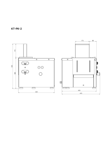 Köttmörare KT-PK-2 dubbelbladssats