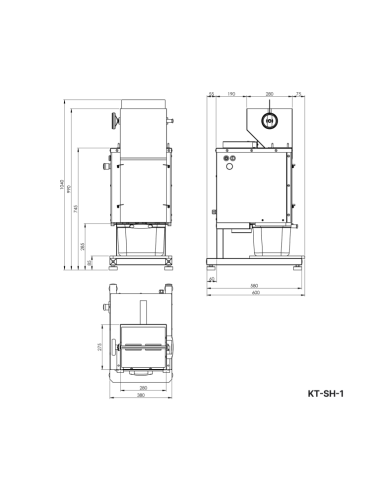 KT-SH-1 Meat Shredder (köttstrimlare)