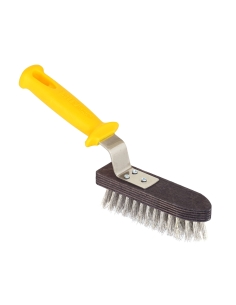 Rostfri borste för grillgaller