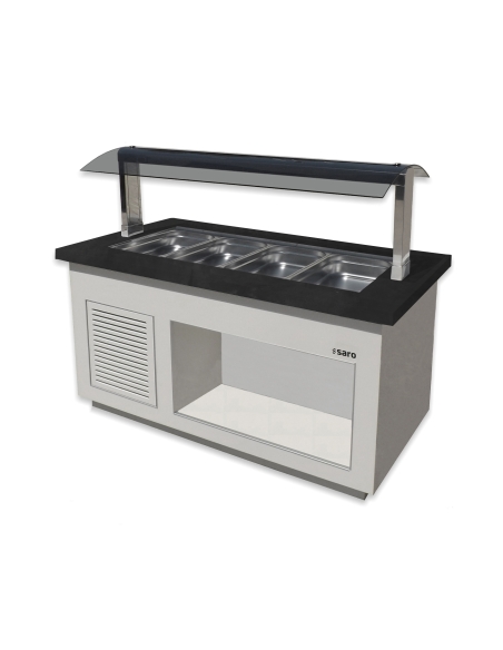 Saladsbar PREMIUM LINE - 4 GN 1/1- Bredd 1700mm