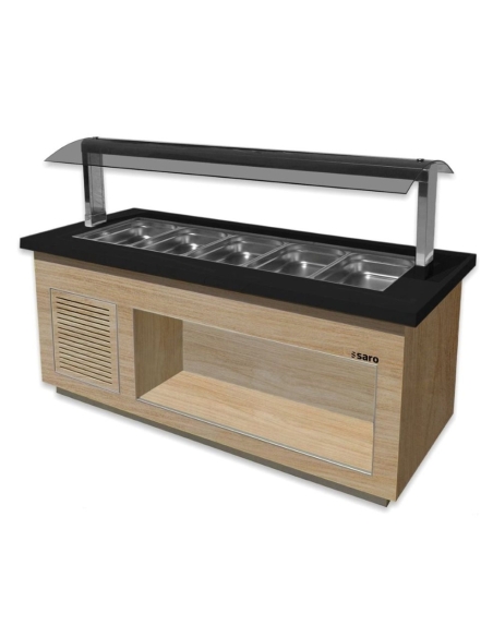 Saladsbar PREMIUM LINE - 5 GN 1/1- Bredd 2000mm