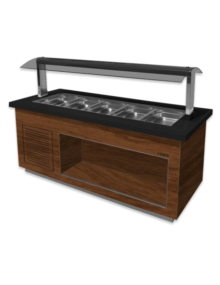 Saladsbar PREMIUM LINE - 5 GN 1/1- Bredd 2000mm