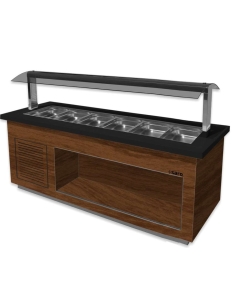 Saladsbar PREMIUM LINE - 6 GN 1/1- Bredd 2300mm