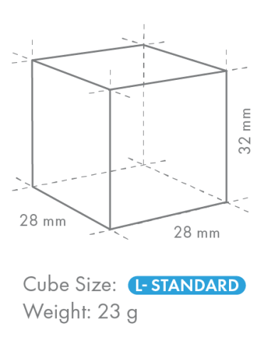 Ismaskin 34kg/dygn IM-30CPE-U Ultra Cube Luftkyld