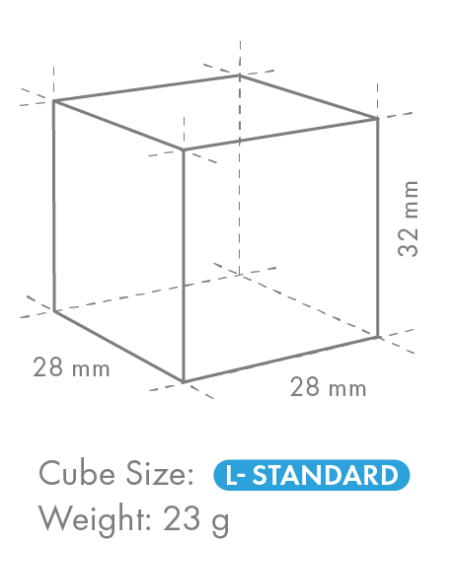 Ismaskin 47kg/dygn, IM-45CPE Luftkyld CUBE