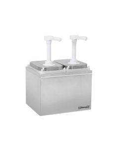 Dubbel pumpdispenser 2 × 2 L