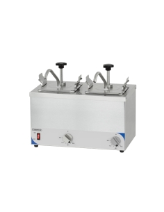 Dubbel uppvärmd pumpdispenser