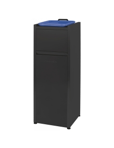 Snabbmatsavfallskärl svart