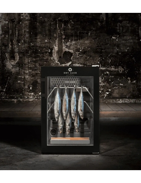 DRY AGER DX 500 Premium S Black / Stainless Steel (svart utförande med rostfri dörr, låsbar)