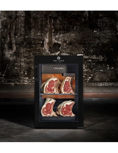 DRY AGER DX 500 Premium S Black / Stainless Steel (svart utförande med rostfri dörr, låsbar)