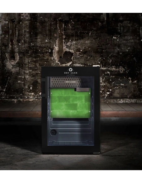 DRY AGER DX 500 Premium S Black / Stainless Steel (svart utförande med rostfri dörr, låsbar)
