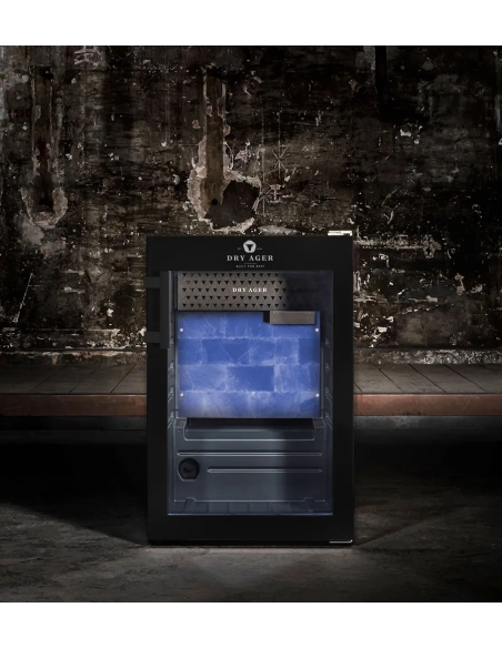 DRY AGER DX 500 Premium S Black / Stainless Steel (svart utförande med rostfri dörr, låsbar)