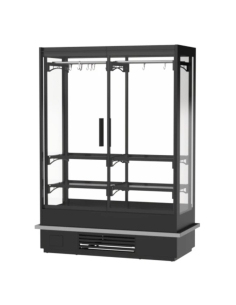 Köttkyl 1500 mm MONACO Pro Glasmonter med Hängsystem
