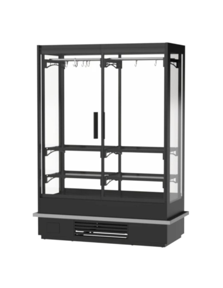 Köttkyl 1500 mm MONACO Pro Glasmonter med Hängsystem