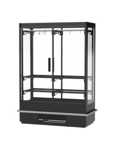 Köttkyl 1800 mm MONACO Pro Glasmonter med Hängsystem