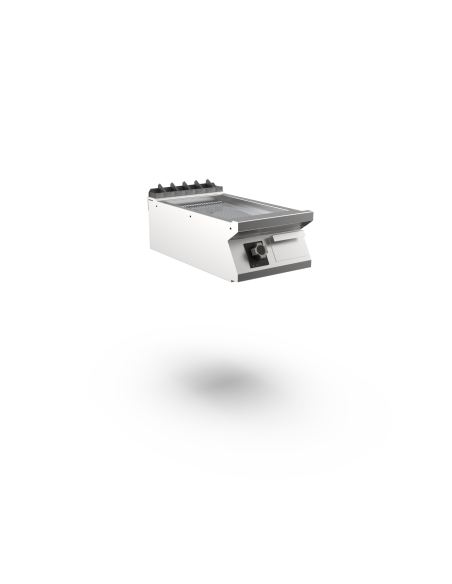 Kromstekhäll räfflad Mareno, 1 zon, räfflad stekyta - 400 × 750 × 250 mm