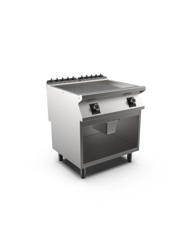 Stekhäll HS Mareno,  2 zoner, slät stekyta, mild steel - 800 × 750 × 900 mm