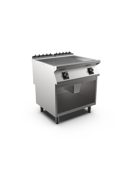 Stekhäll HS Mareno,  2 zoner, slät stekyta, mild steel - 800 × 750 × 900 mm