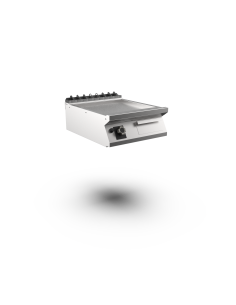 Satin-kromstekhäll gas Mareno,  1 zon, slät stekyta - 600 × 750 × 250 mm