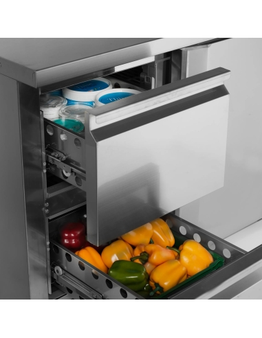 Snack Kylbänk 2 dörrar  med bakkant SK6210/+SP