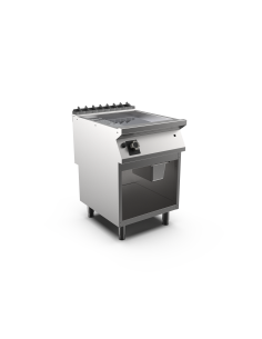 Kromstekhäll räfflad gas HS,  1 zon, 1/3 räfflad stekyta - 600 × 750 × 900 mm