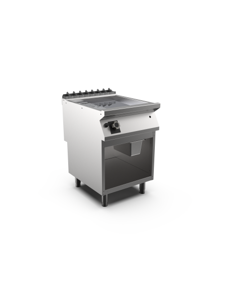 Kromstekhäll räfflad gas HS,  1 zon, 1/3 räfflad stekyta - 600 × 750 × 900 mm