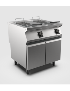 Fritös HS Mareno, 2 × 15 liter, 2 korgar - 800 × 750 × 900 mm