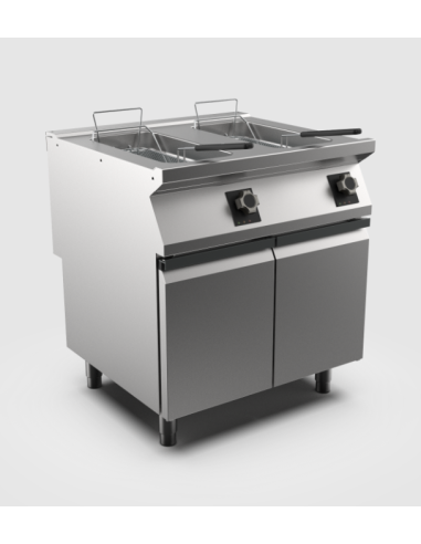 Fritös HS Mareno, 2 × 15 liter, 2 korgar - 800 × 750 × 900 mm
