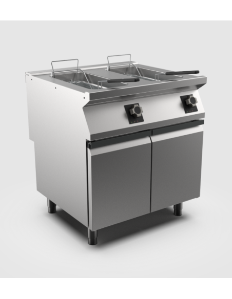 Fritös HS Mareno, 2 × 15 liter, 2 korgar - 800 × 750 × 900 mm