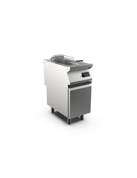 Fritös HS Mareno, 1 × 10 liter, 1 korg - 400 × 750 × 900 mm, elektronisk termostat +/-1°C
