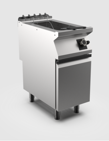 Fritös GAS HS Mareno, 1 × 15 liter, 1 korg - 400 × 750 × 900 mm