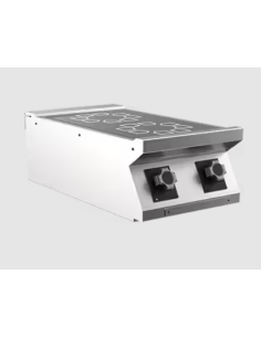 Induktionsspis Mareno, 2 zoner Ø 230 mm 3,5 kW - 400 × 750 × 250 mm