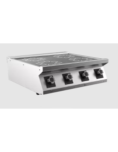 Induktionsspis Mareno, 4 zoner Ø 230 mm 3,5 kW - 800 × 750 × 250 mm