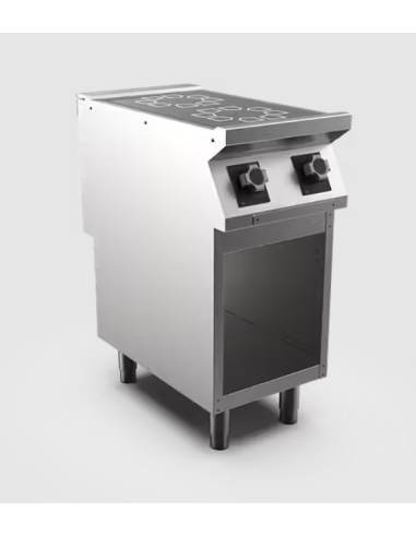 Induktionsspis HS Mareno, 2 zoner Ø 230 mm 3,5 kW - 400 × 750 × 900 mm