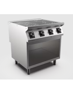 Induktionsspis HS Mareno, 4 zoner Ø 230 mm 3,5 kW - 800 × 750 × 900 mm