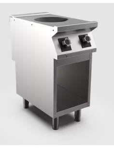 Induktionswok HS Mareno, Ø 215 mm 5 kW - 400 × 750 × 900 mm
